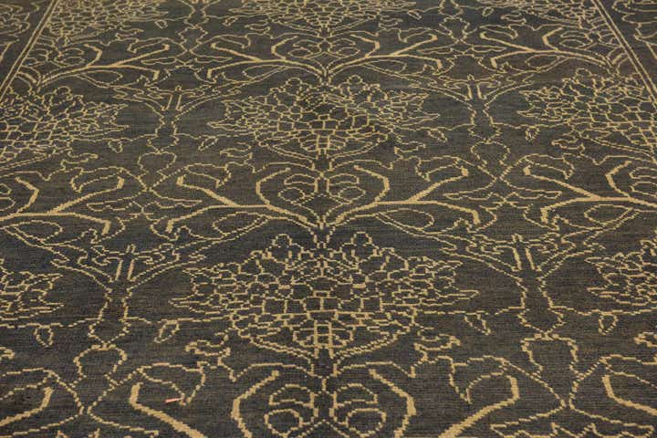 10' 9 x 15' 8 Hand Knotted Oushak Wool Rug