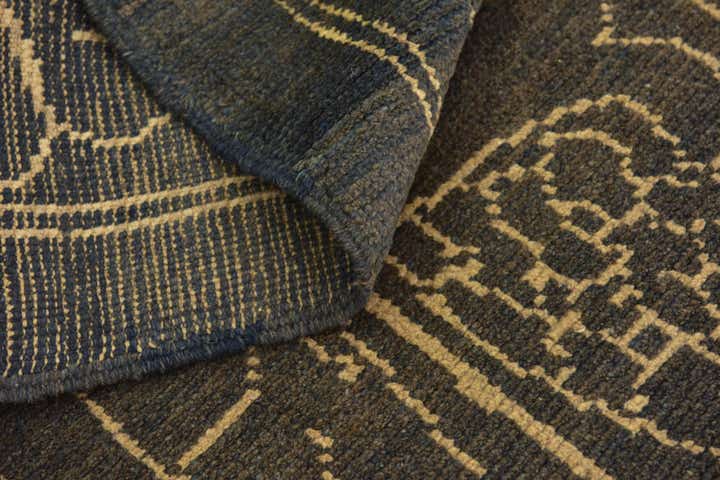 10' 9 x 15' 8 Hand Knotted Oushak Wool Rug