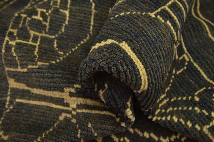 10' 9 x 15' 8 Hand Knotted Oushak Wool Rug