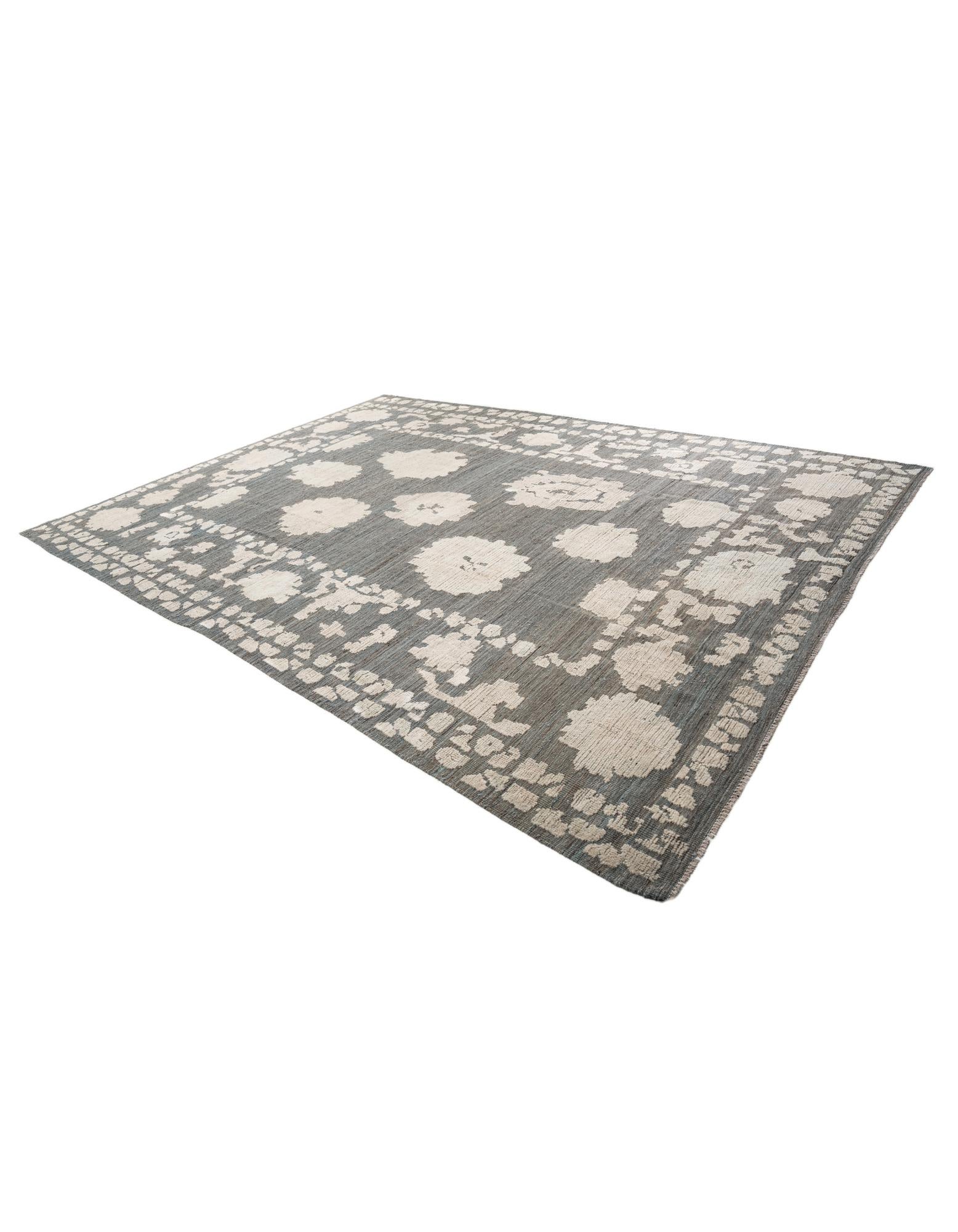 10' x 14' Hand Knotted Oushak Wool Rug