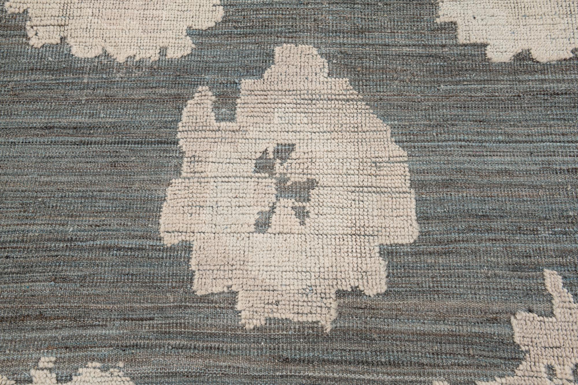 10' x 14' Hand Knotted Oushak Wool Rug