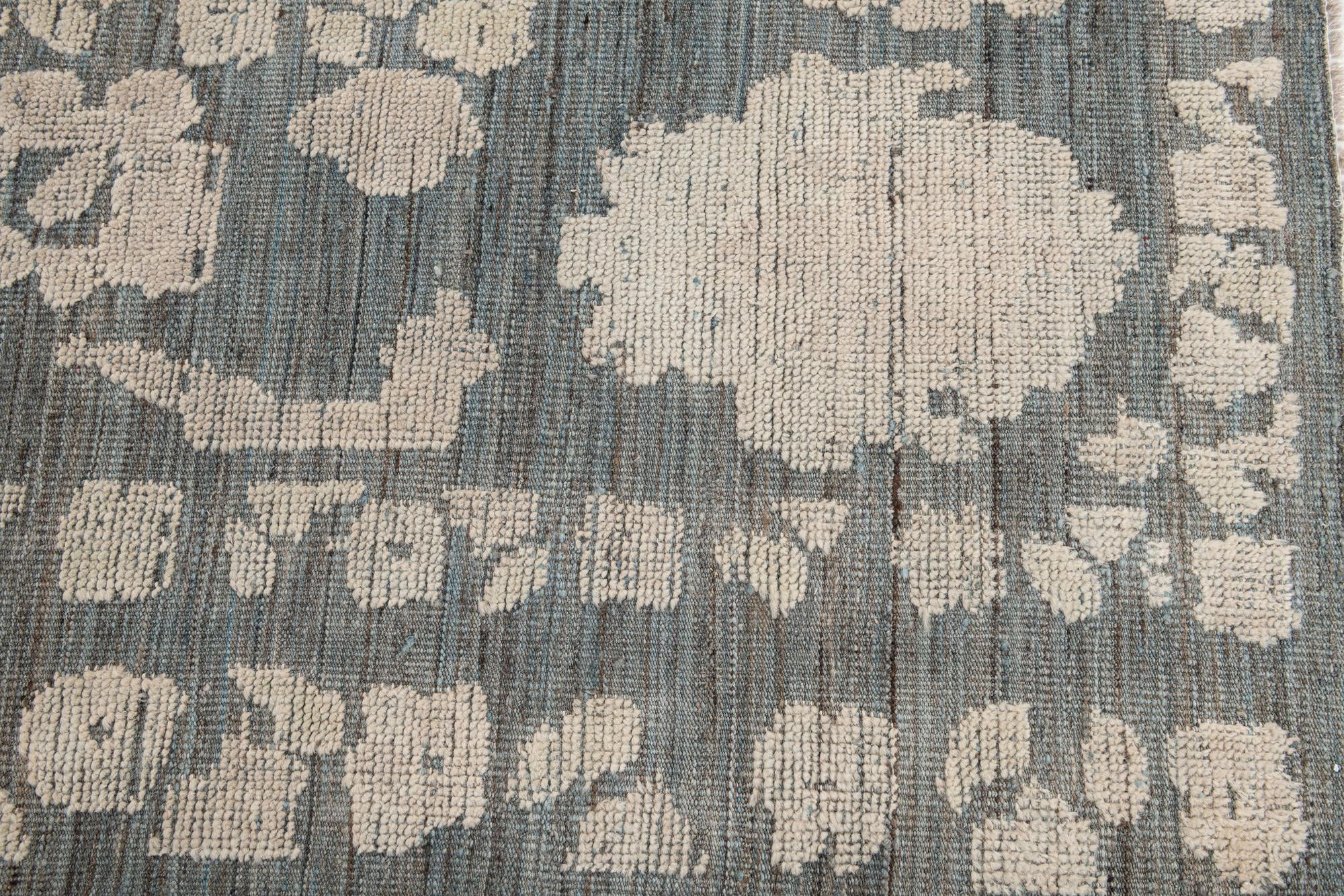 10' x 14' Hand Knotted Oushak Wool Rug