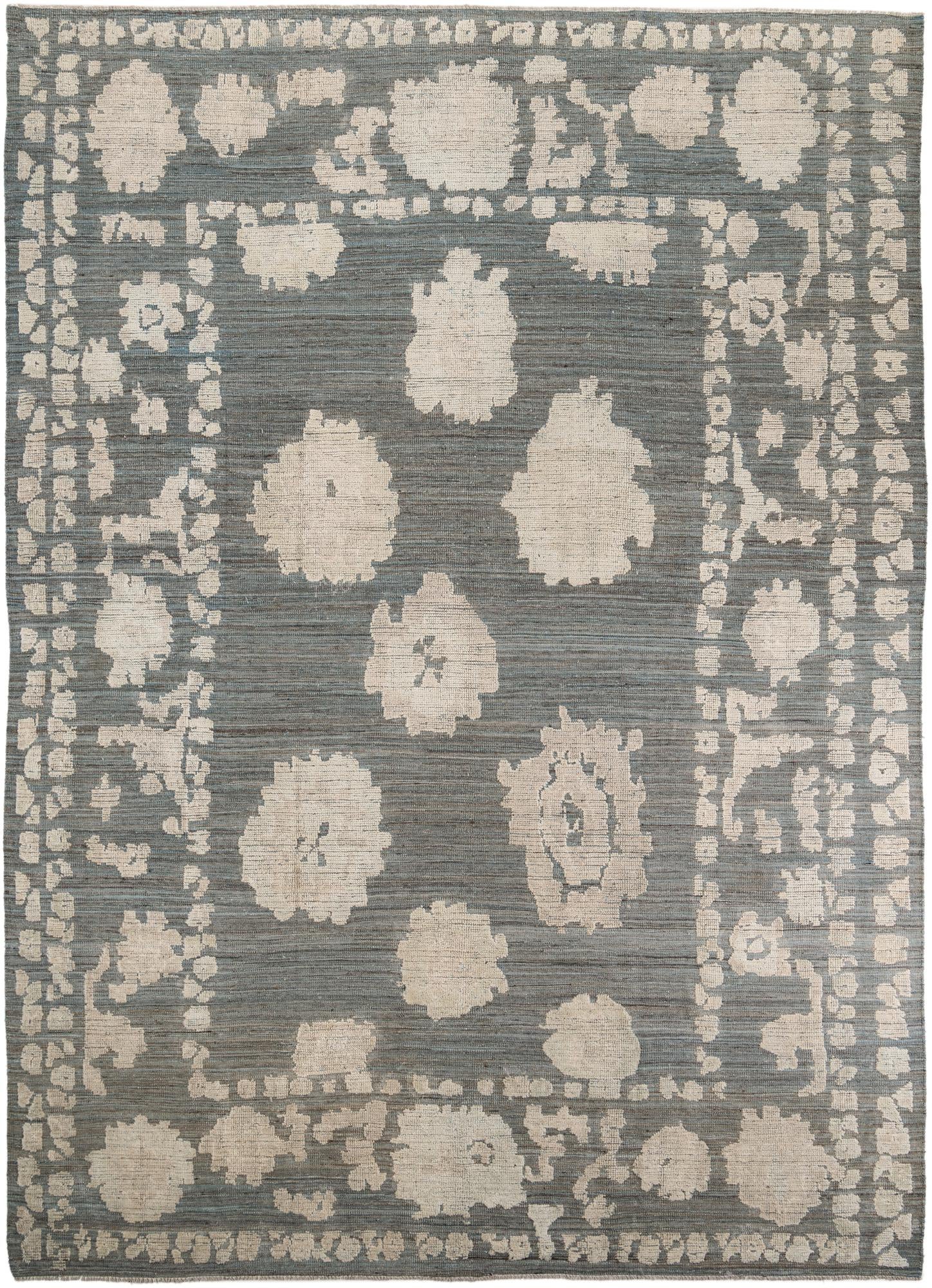 10' x 14' Hand Knotted Oushak Wool Rug