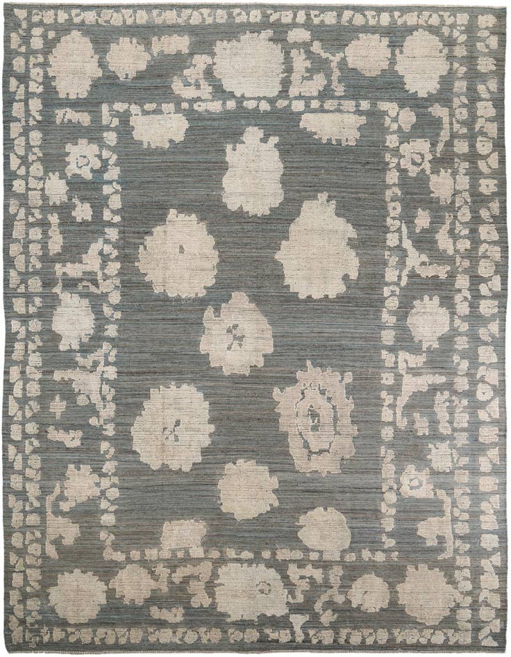Detail image of 10' x 14' Hand Knotted Oushak Wool Rug