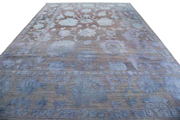 10' 3 x 14' 4 Hand Knotted Oushak Wool Rug
