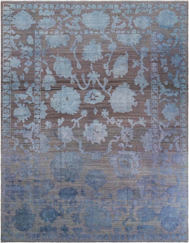 Detail image of 10' 3 x 14' 4 Hand Knotted Oushak Wool Rug