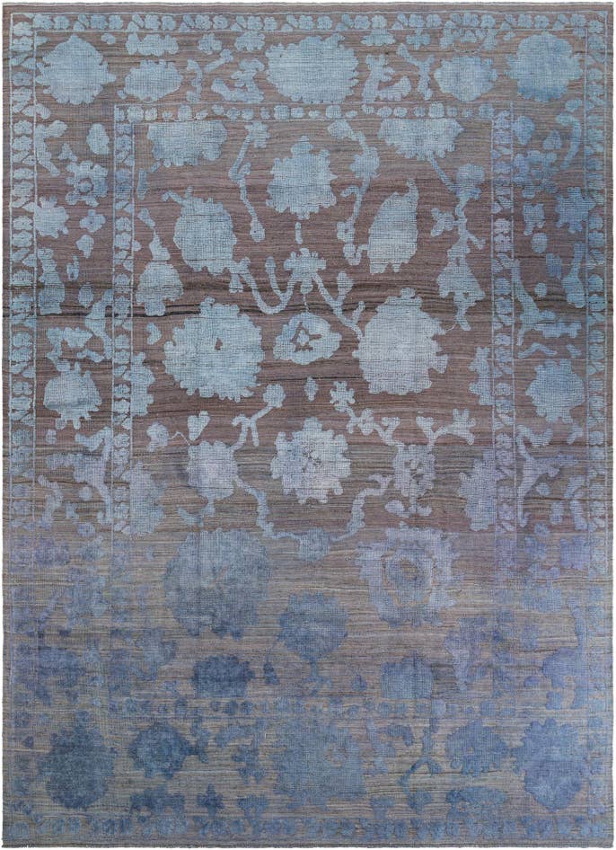 Detail image of 10' 3 x 14' 4 Hand Knotted Oushak Wool Rug