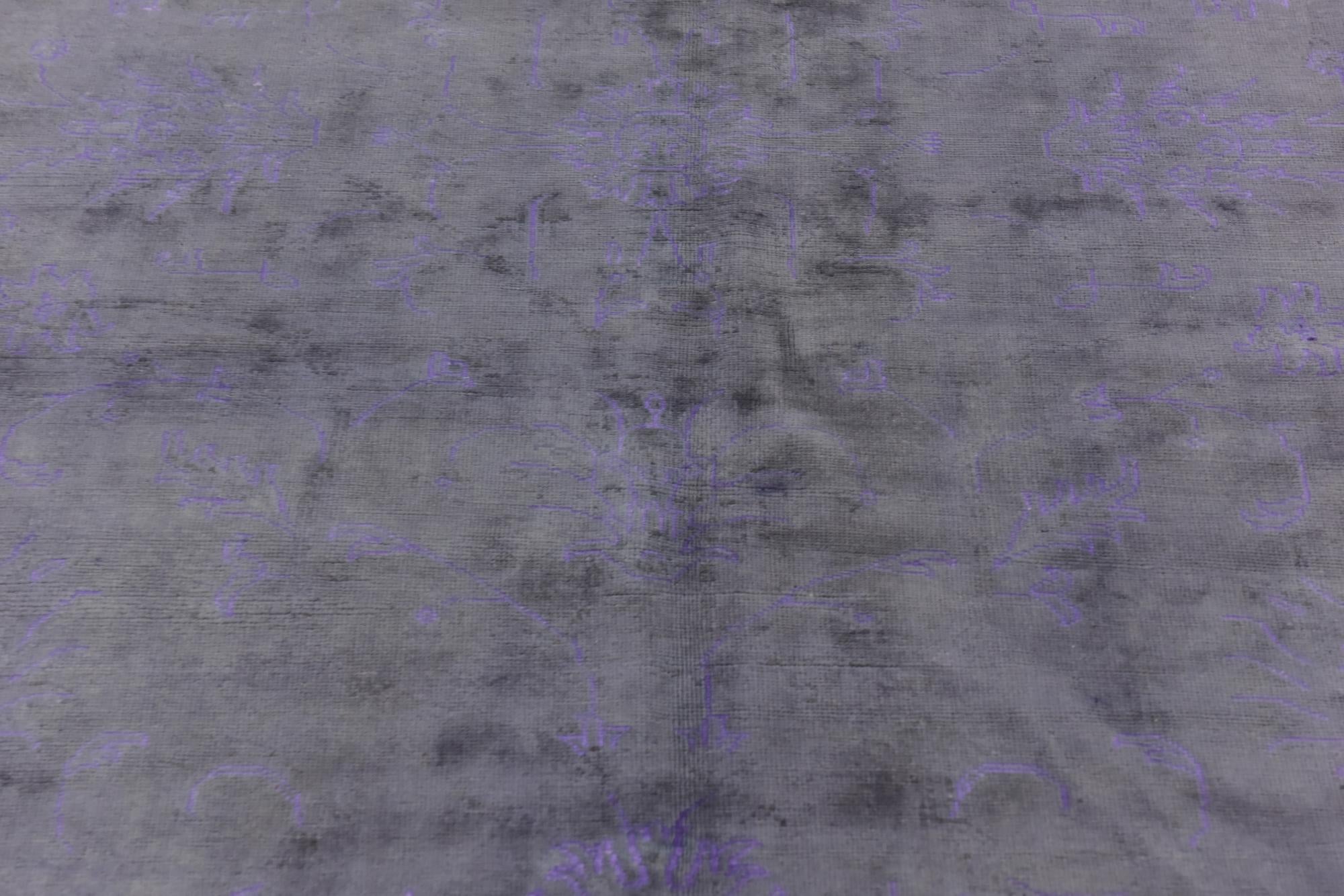 4' 10 x 6' 2 Hand Knotted Over-Dyed Ziegler Rug