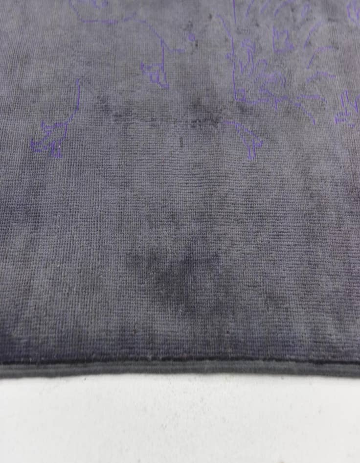 Detail image of 4' 10 x 6' 2  Hand Knotted Over-Dyed Ziegler Rug