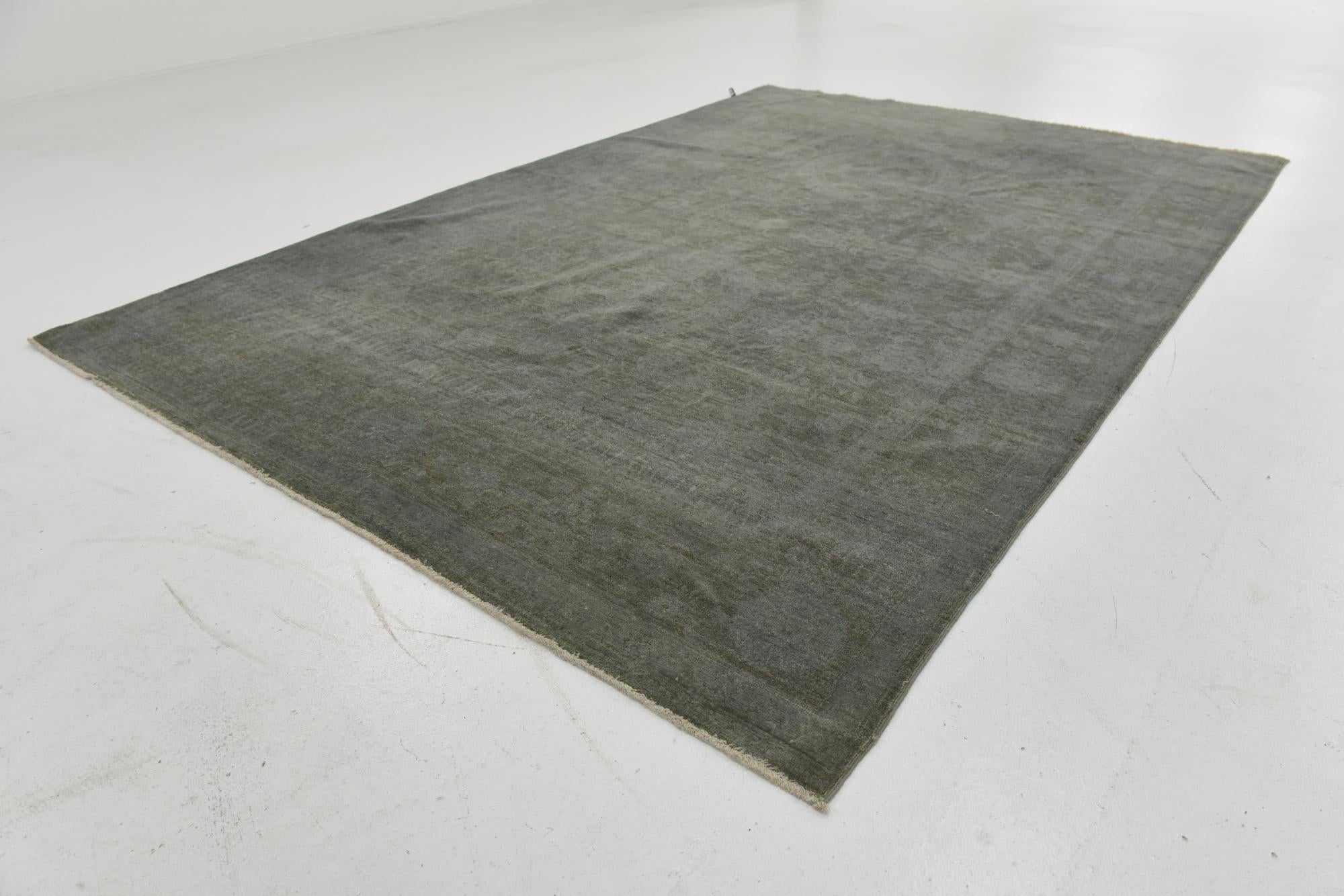 6' x 8' 10 Hand Knotted Over-Dyed Ziegler Rug