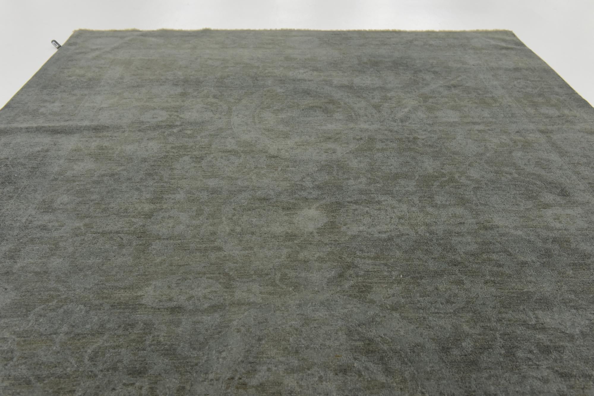 6' x 8' 10 Hand Knotted Over-Dyed Ziegler Rug