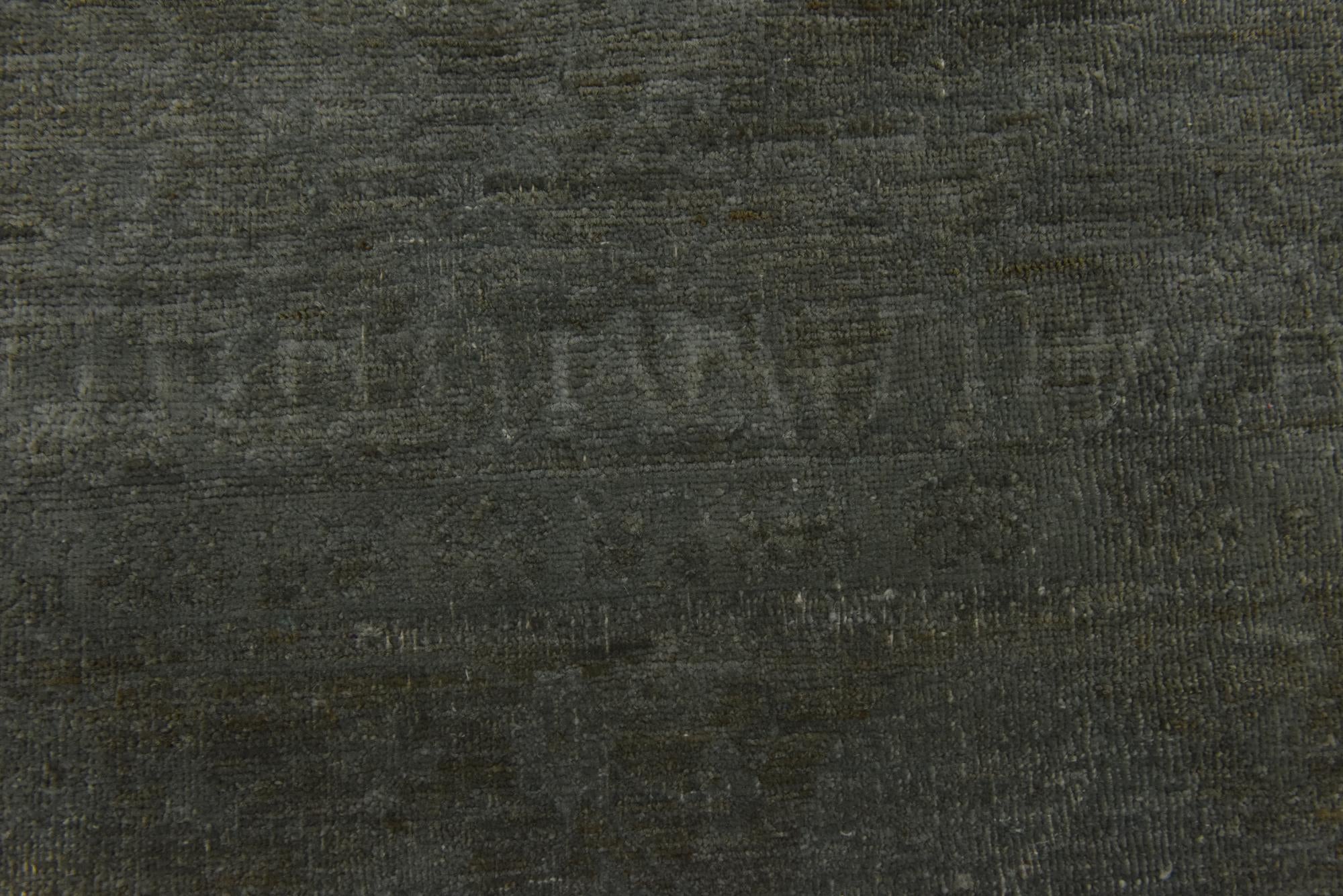6' x 8' 10 Hand Knotted Over-Dyed Ziegler Rug