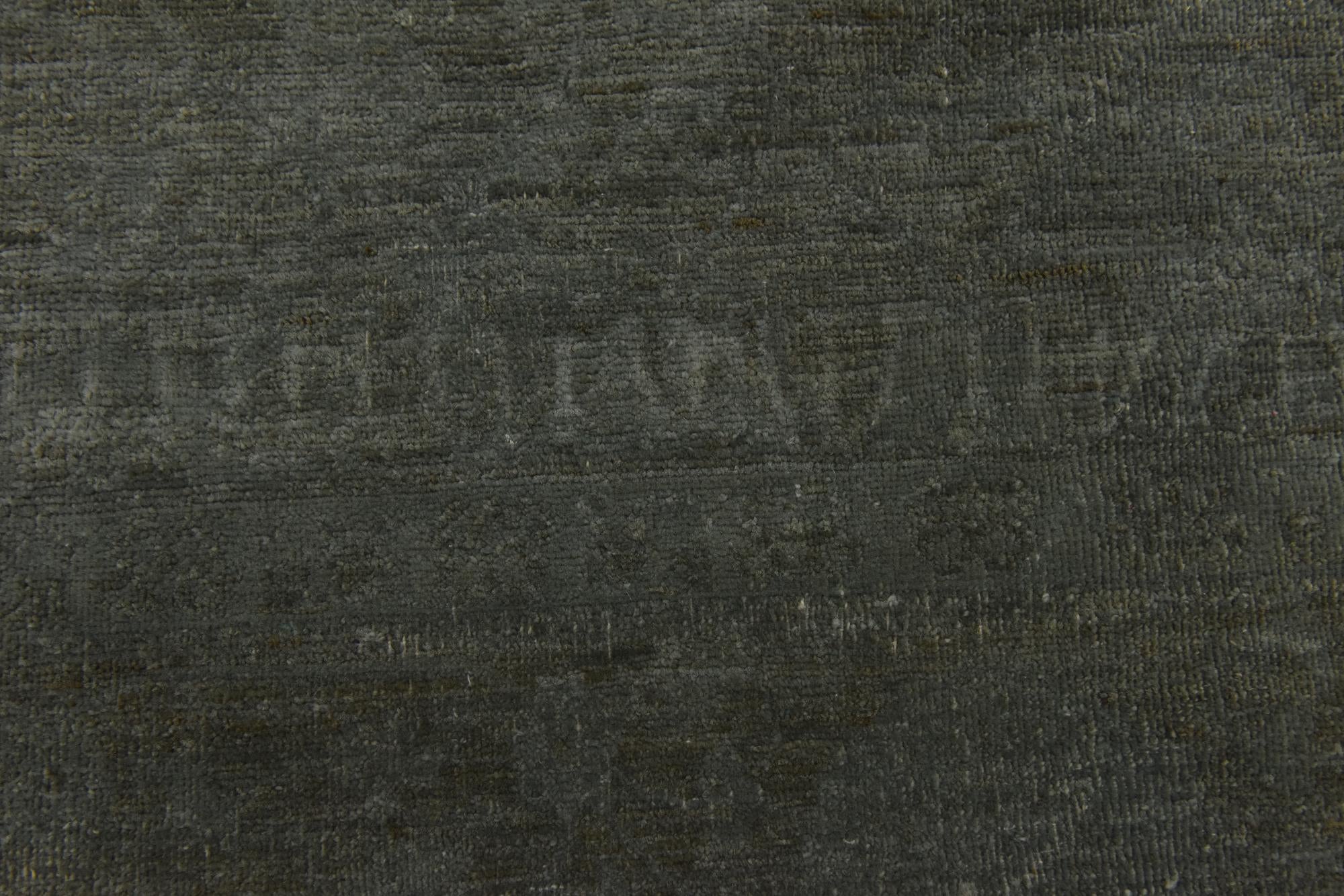 6' x 8' 10 Hand Knotted Over-Dyed Ziegler Rug