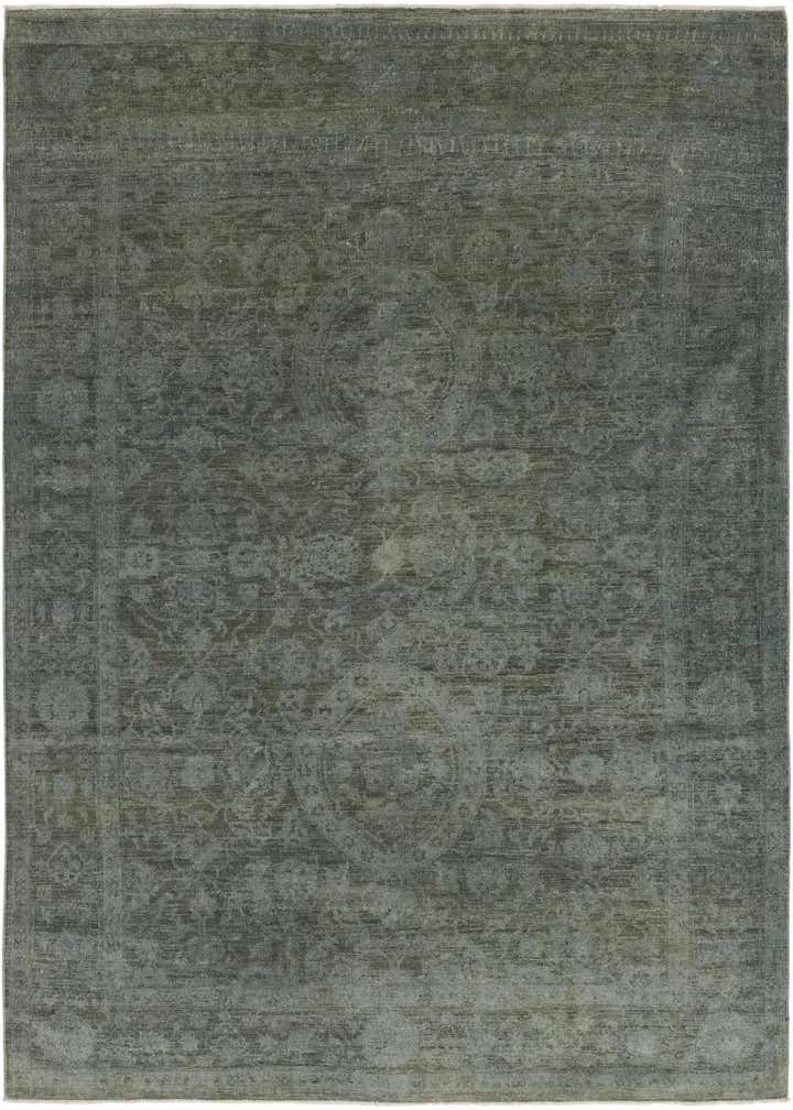 6' x 8' 10 Hand Knotted Over-Dyed Ziegler Rug
