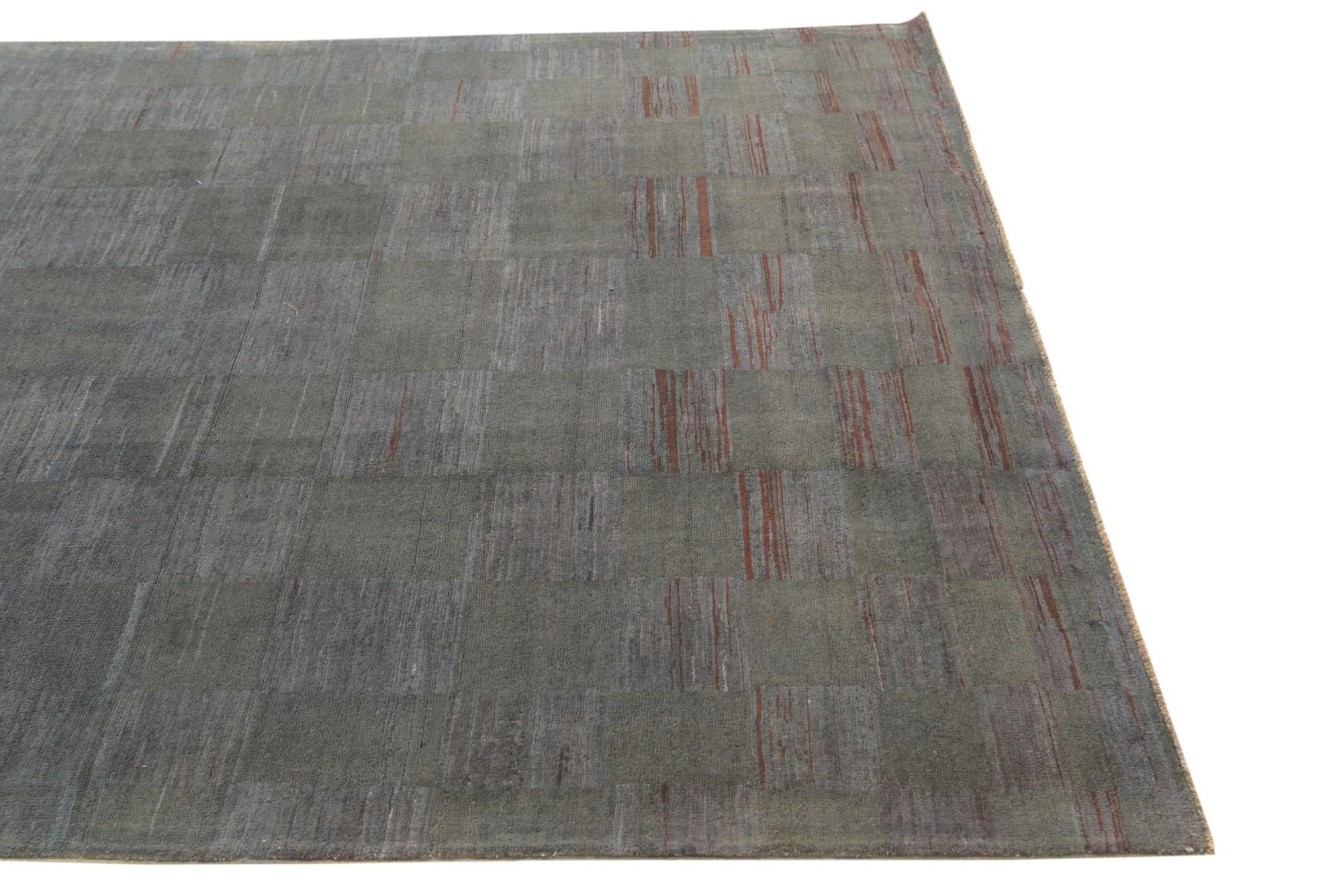 5' 6 x 7' 6 Hand Knotted Over-Dyed Ziegler Rug