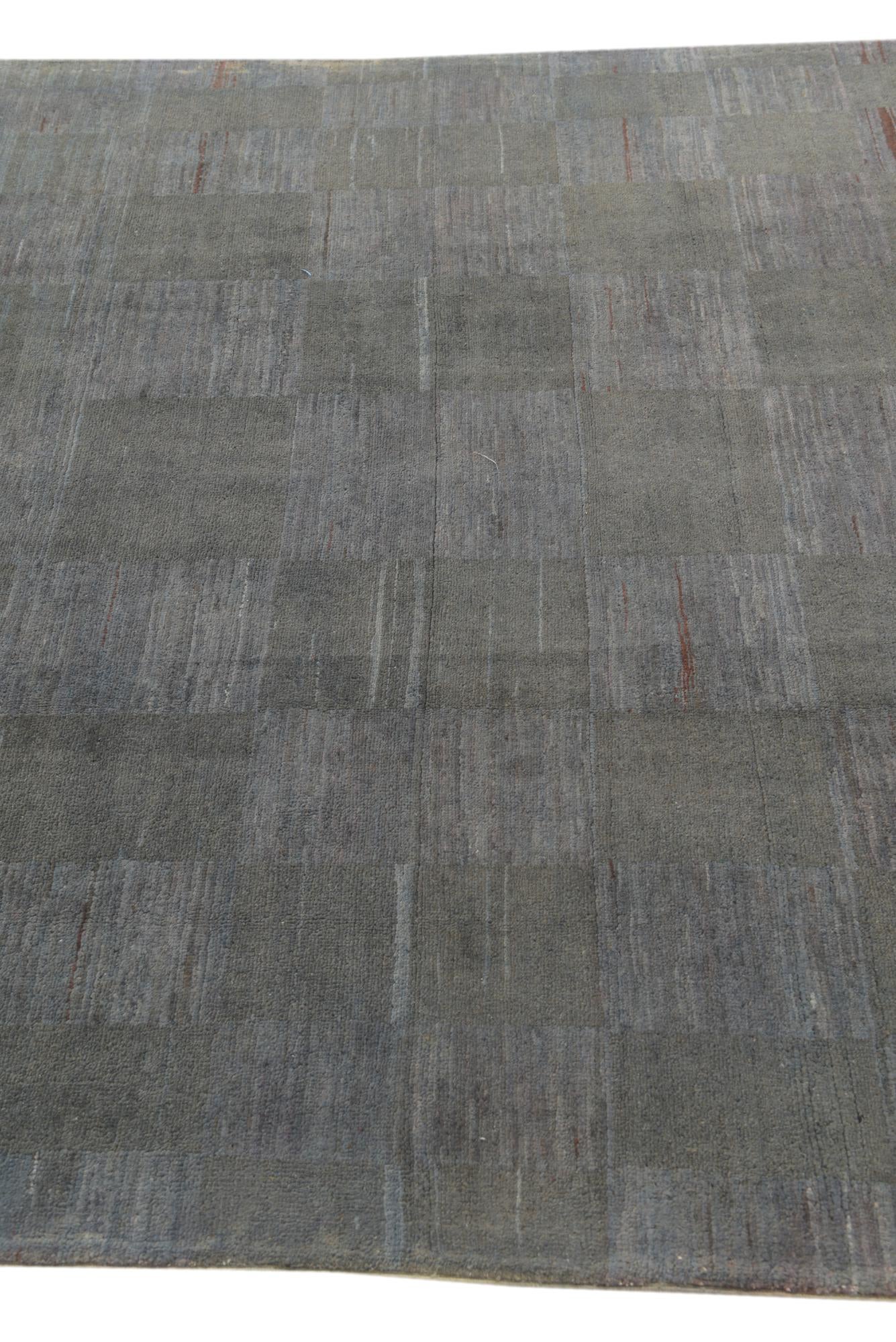 5' 6 x 7' 6 Hand Knotted Over-Dyed Ziegler Rug