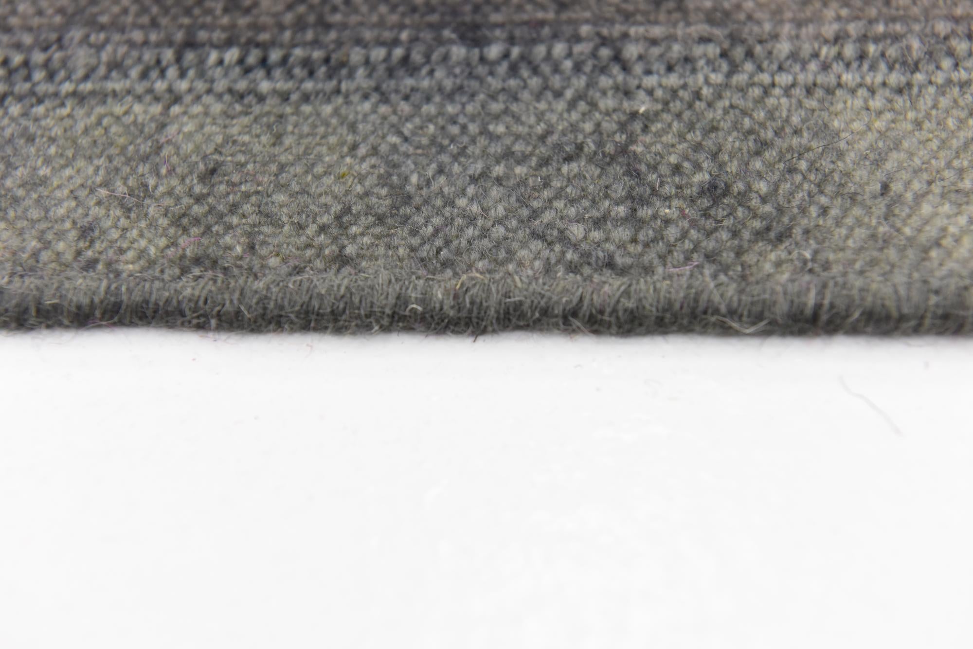 7' 3 x 10' Hand Woven Patchwork Wool Rug