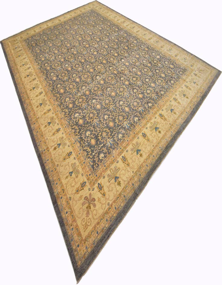 Detail image of 16' 7 x 22' 3  Hand Knotted Peshawar Ziegler Oriental Rug