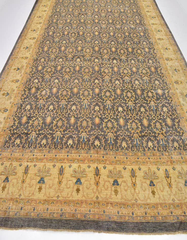 Detail image of 16' 7 x 22' 3  Hand Knotted Peshawar Ziegler Oriental Rug
