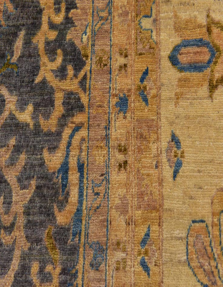 Detail image of 16' 7 x 22' 3  Hand Knotted Peshawar Ziegler Oriental Rug