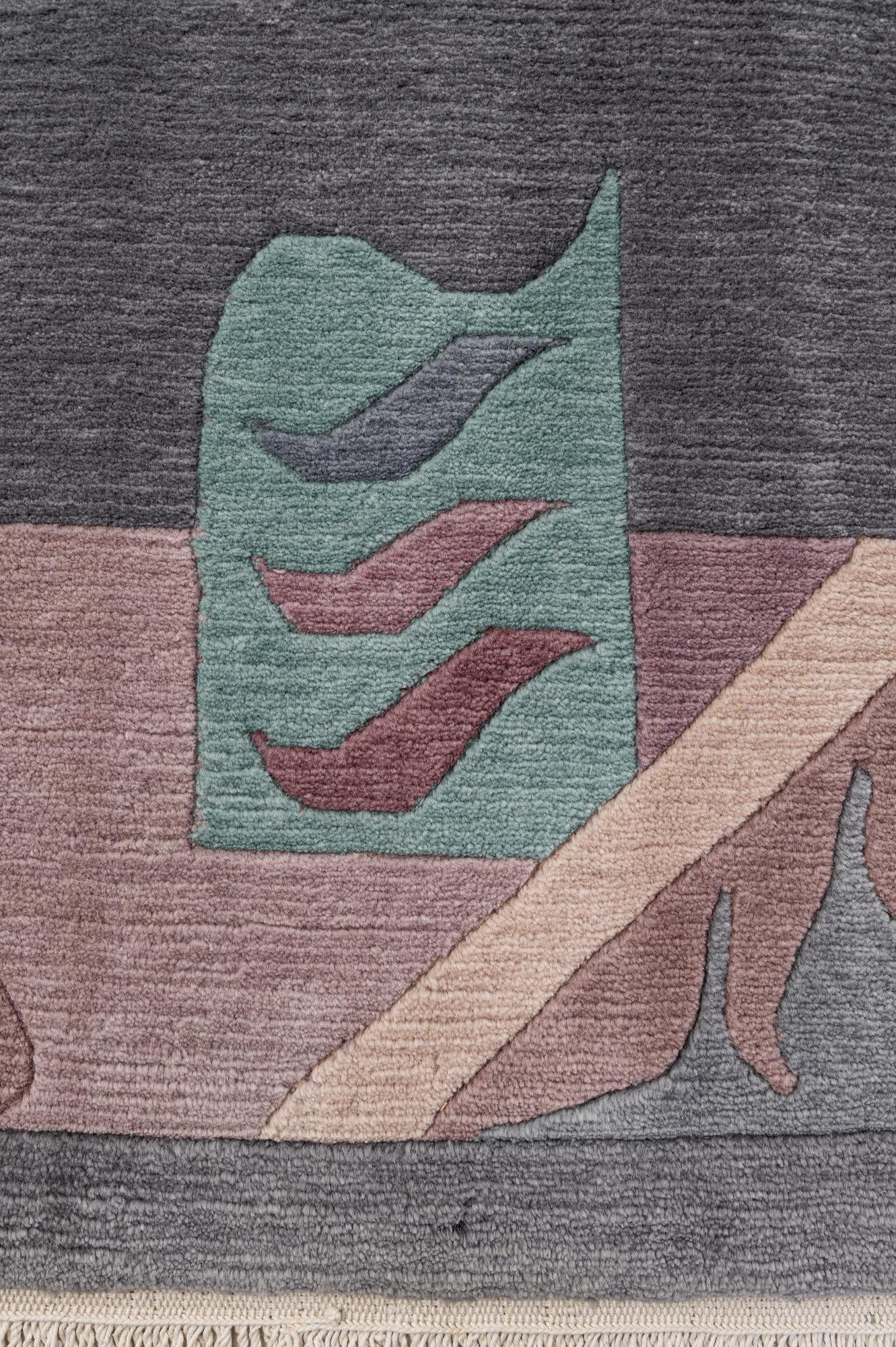 8' 2 x 11' 3 Hand Knotted Tibet Wool Rug