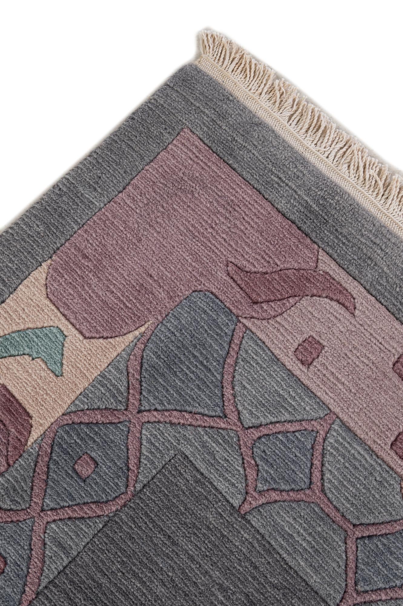 8' 2 x 11' 3 Hand Knotted Tibet Wool Rug