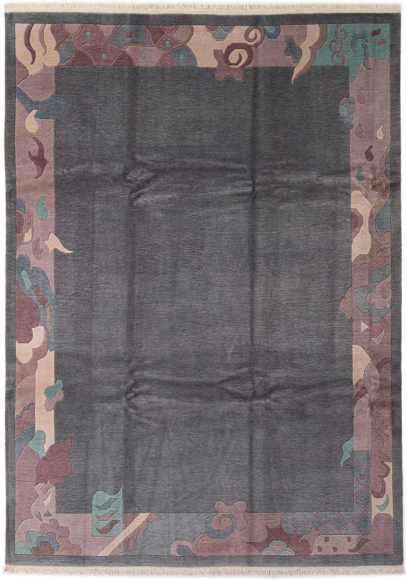 8' 2 x 11' 3 Hand Knotted Tibet Wool Rug