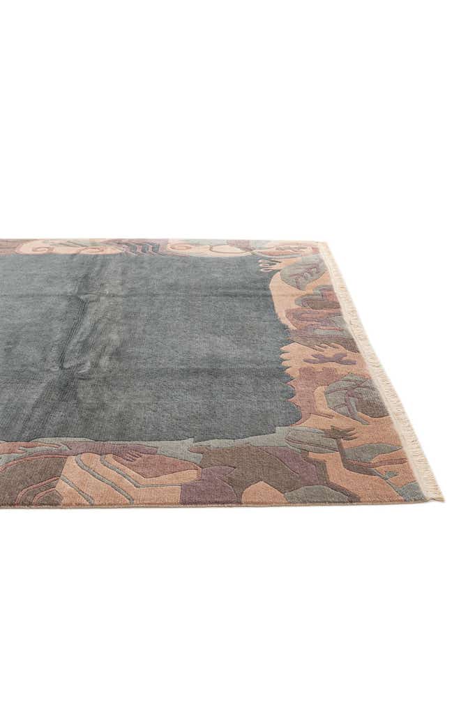 8' 3 x 11' 4 Hand Knotted Tibet Wool Rug