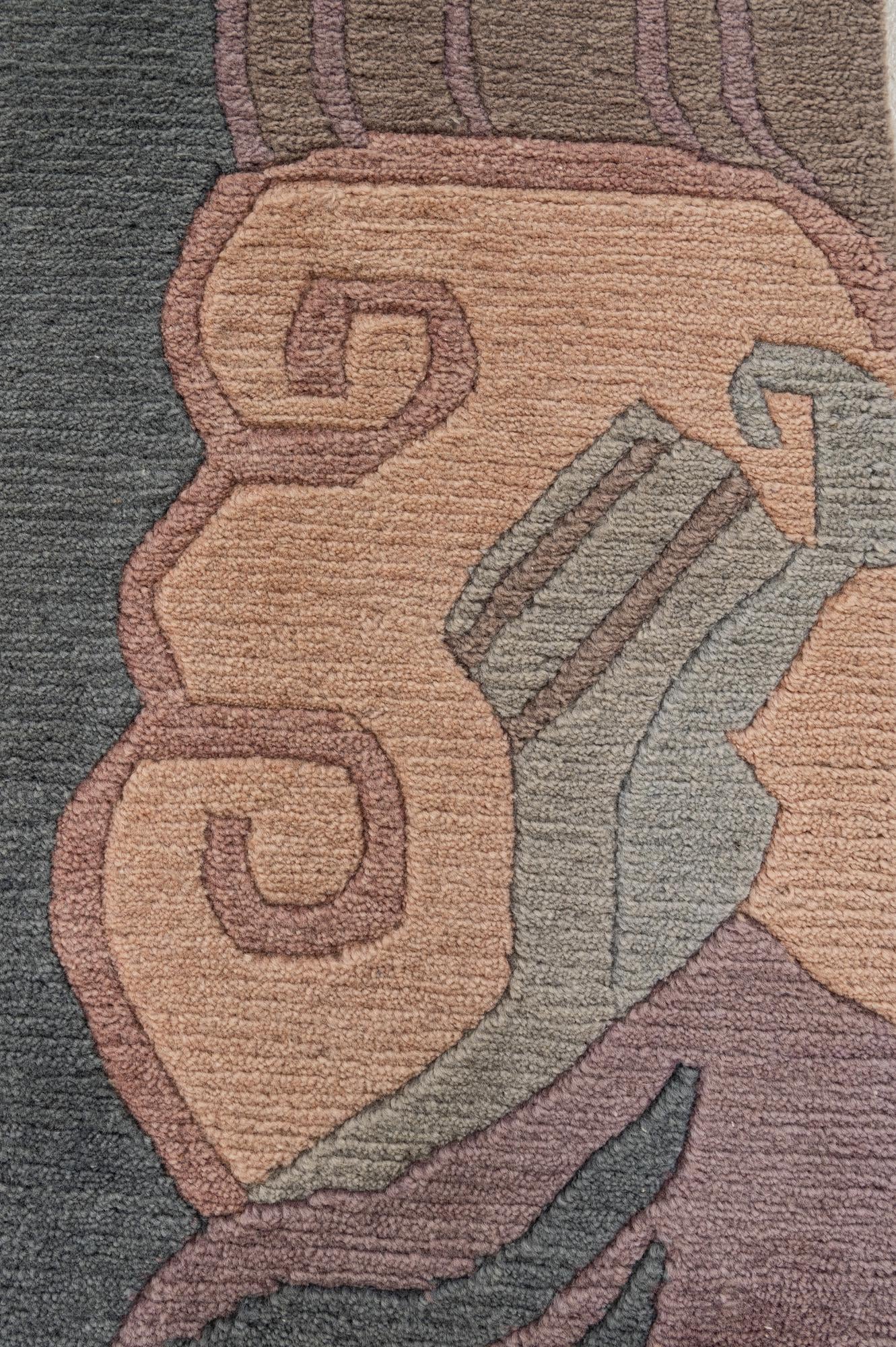 8' 3 x 11' 4 Hand Knotted Tibet Wool Rug