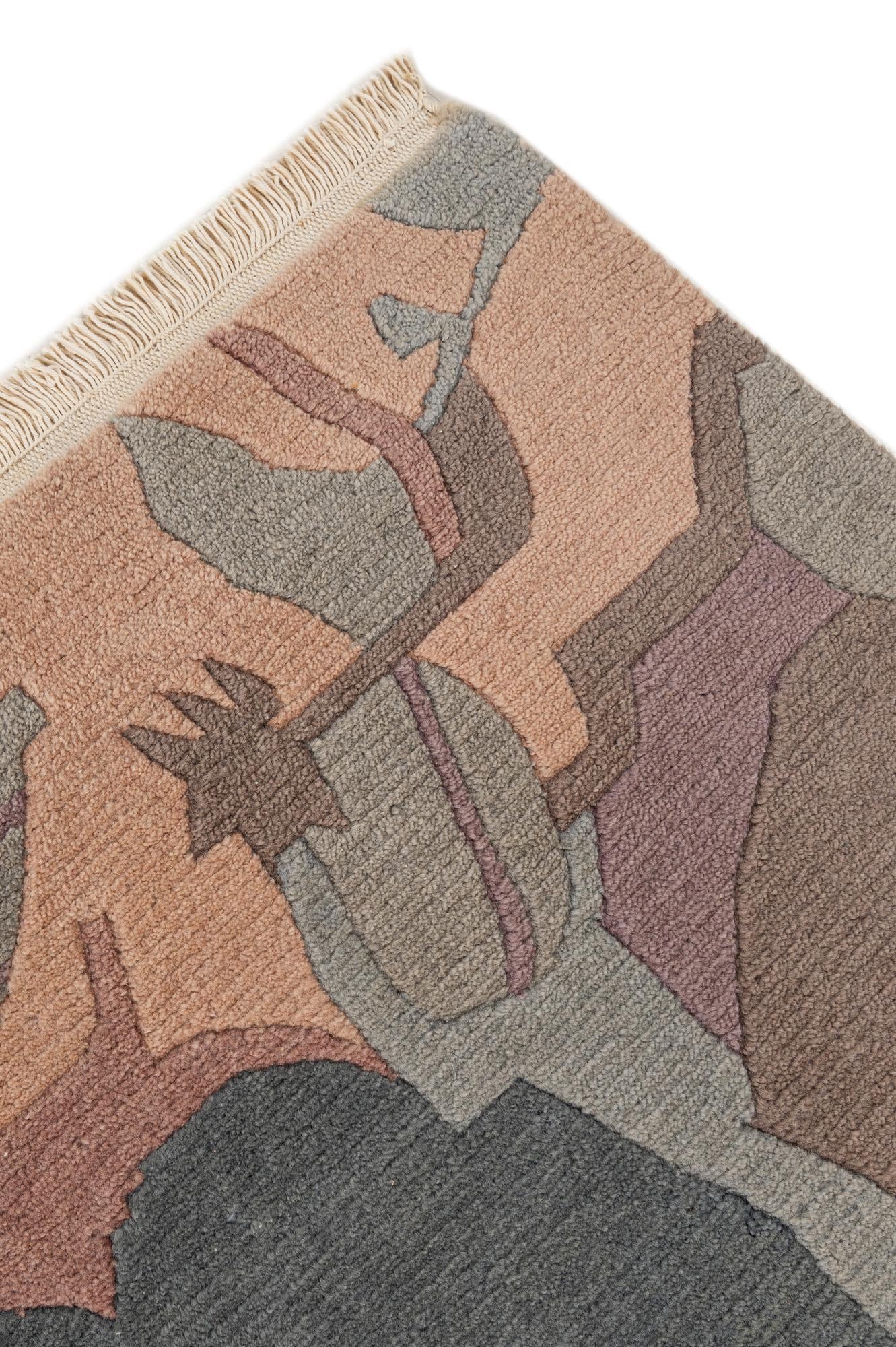 8' 3 x 11' 4 Hand Knotted Tibet Wool Rug