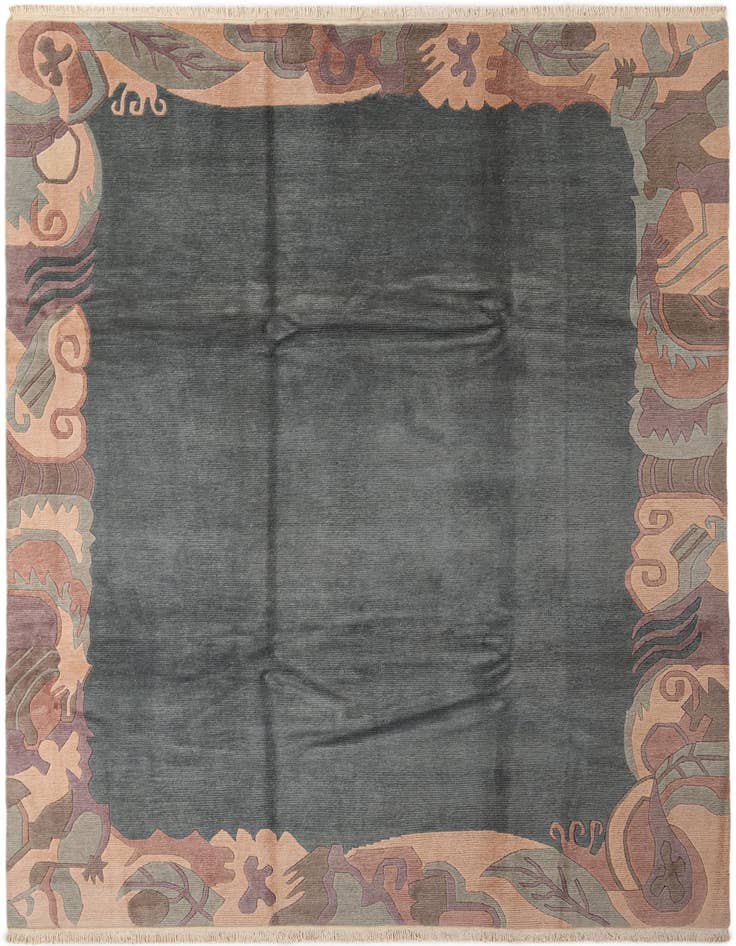 Detail image of 8' 3 x 11' 4 Hand Knotted Tibet Wool Rug