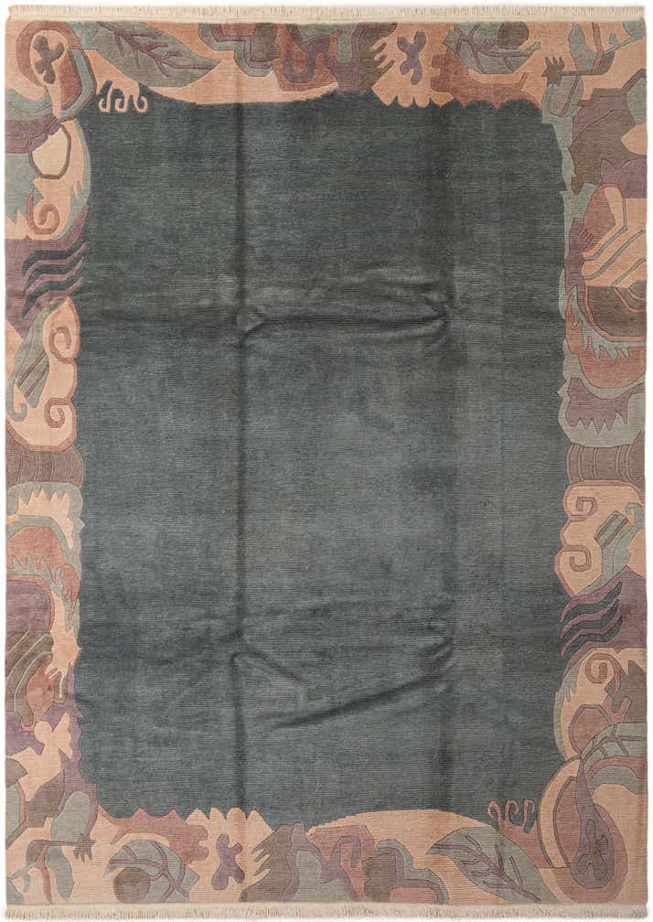 8' 3 x 11' 4 Hand Knotted Tibet Wool Rug