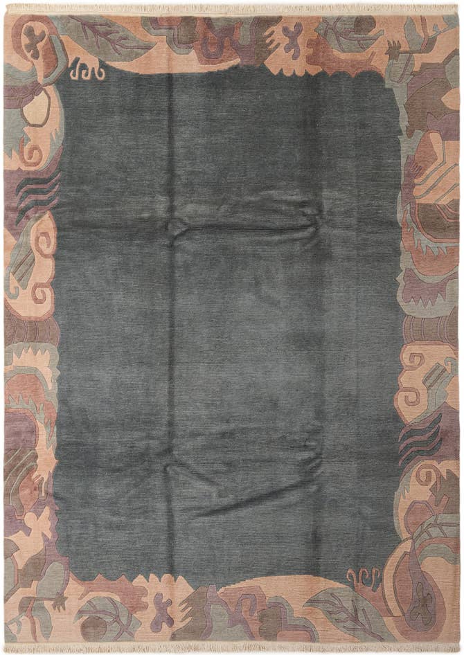 Detail image of 8' 3 x 11' 4 Hand Knotted Tibet Wool Rug