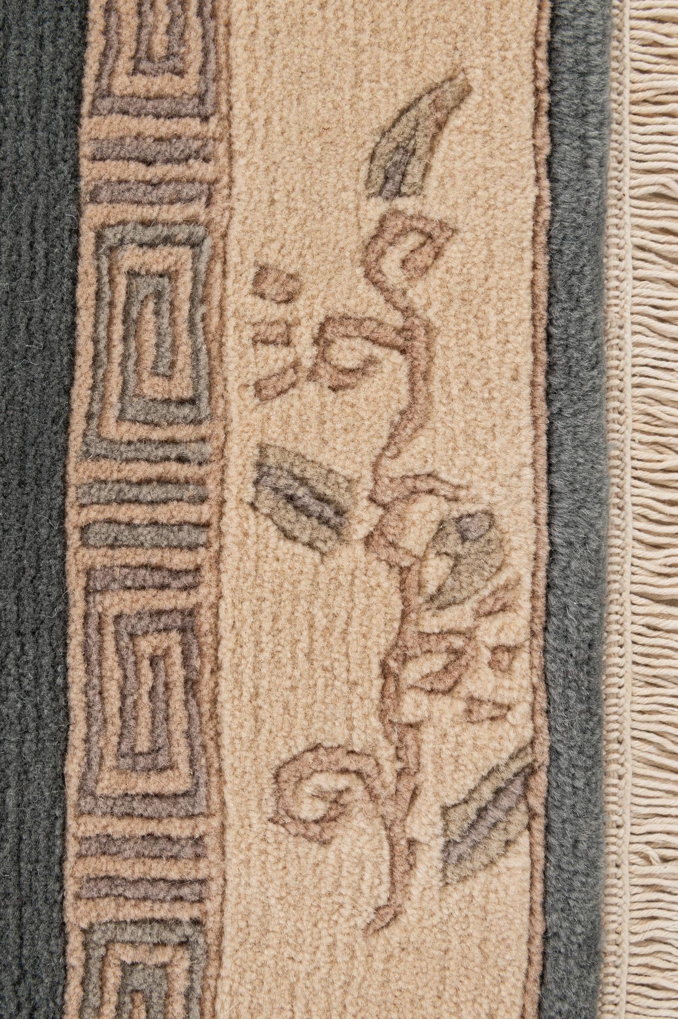 75cm x 140cm Hand Knotted Tibet Wool Rug