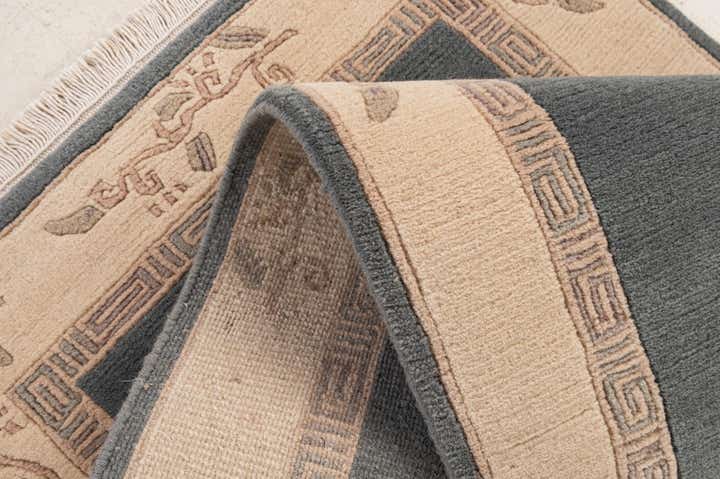 75cm x 140cm anudado a mano Tibet Alfombra Lana