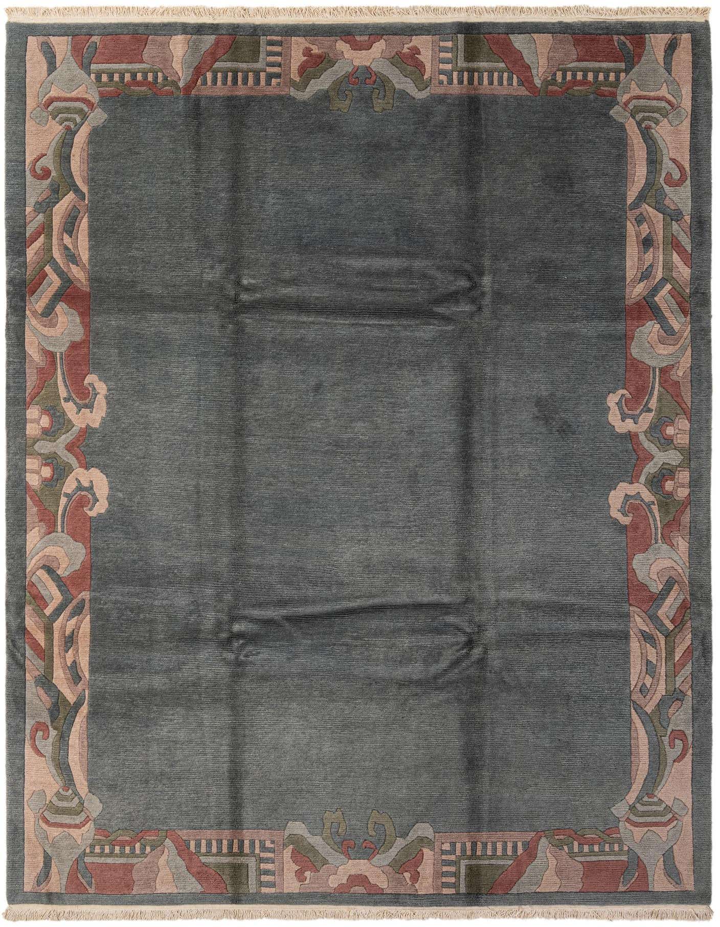 8' 2 x 11' 3 Hand Knotted Tibet Wool Rug