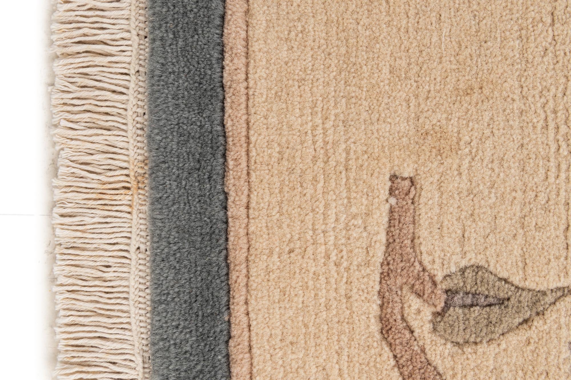 5' 7 x 7' 10 Hand Knotted Tibet Wool Rug
