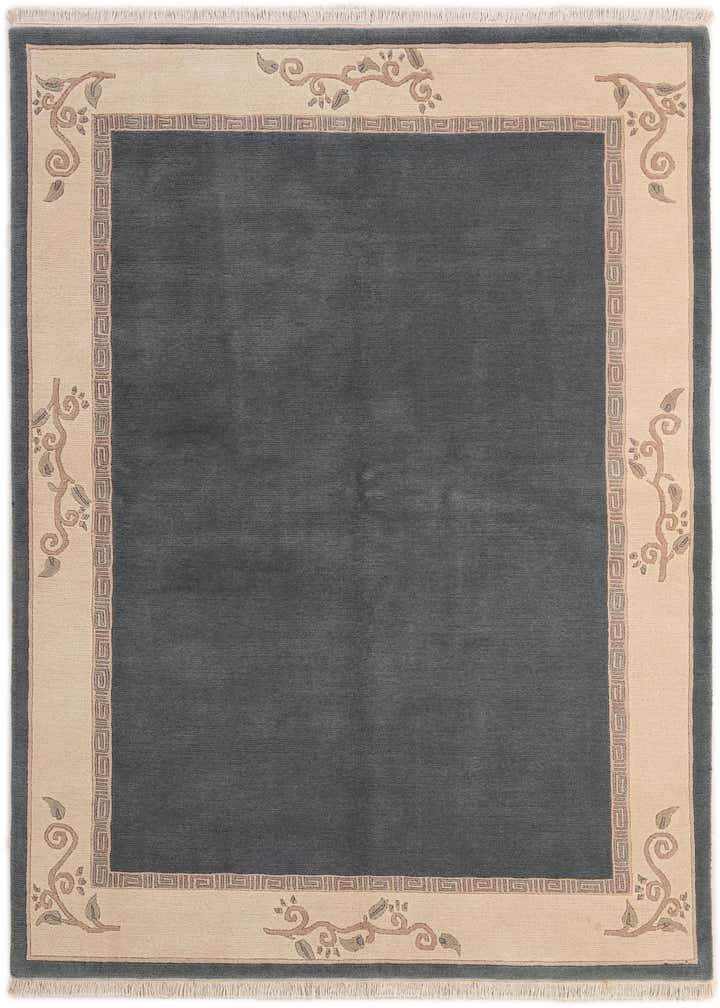5' 7 x 7' 10 Hand Knotted Tibet Wool Rug
