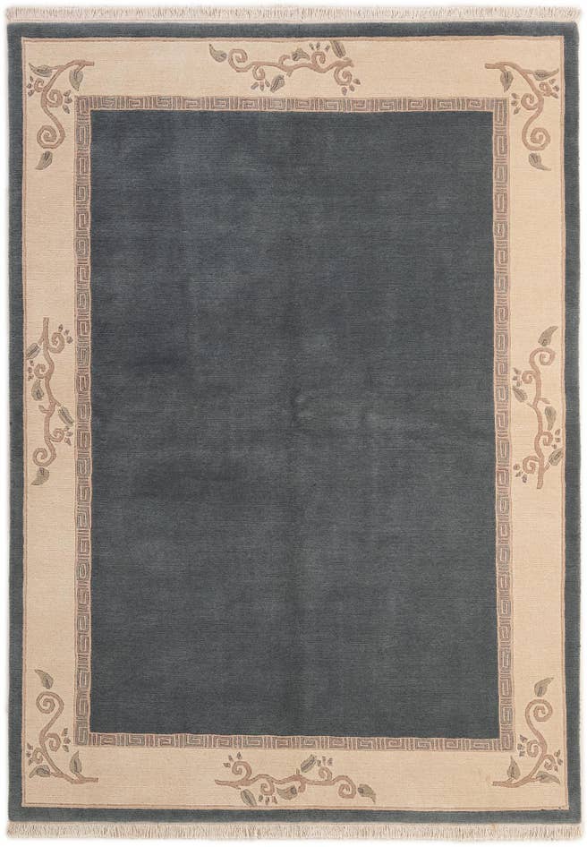 Detail image of 5' 7 x 7' 10 Hand Knotted Tibet Wool Rug