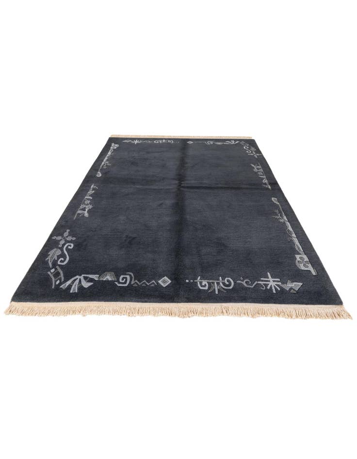 Detail image of 5' 8 x 8' 1  Hand Knotted Tibet Wool Rug