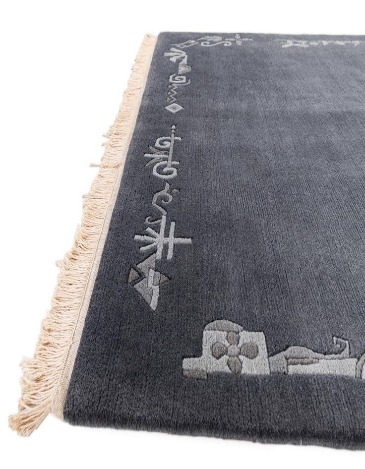 Detail image of 5' 8 x 8' 1  Hand Knotted Tibet Wool Rug