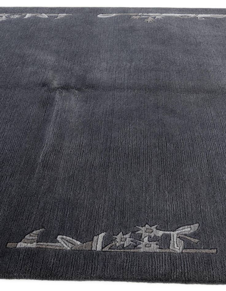 Detail image of 5' 8 x 8' 1  Hand Knotted Tibet Wool Rug