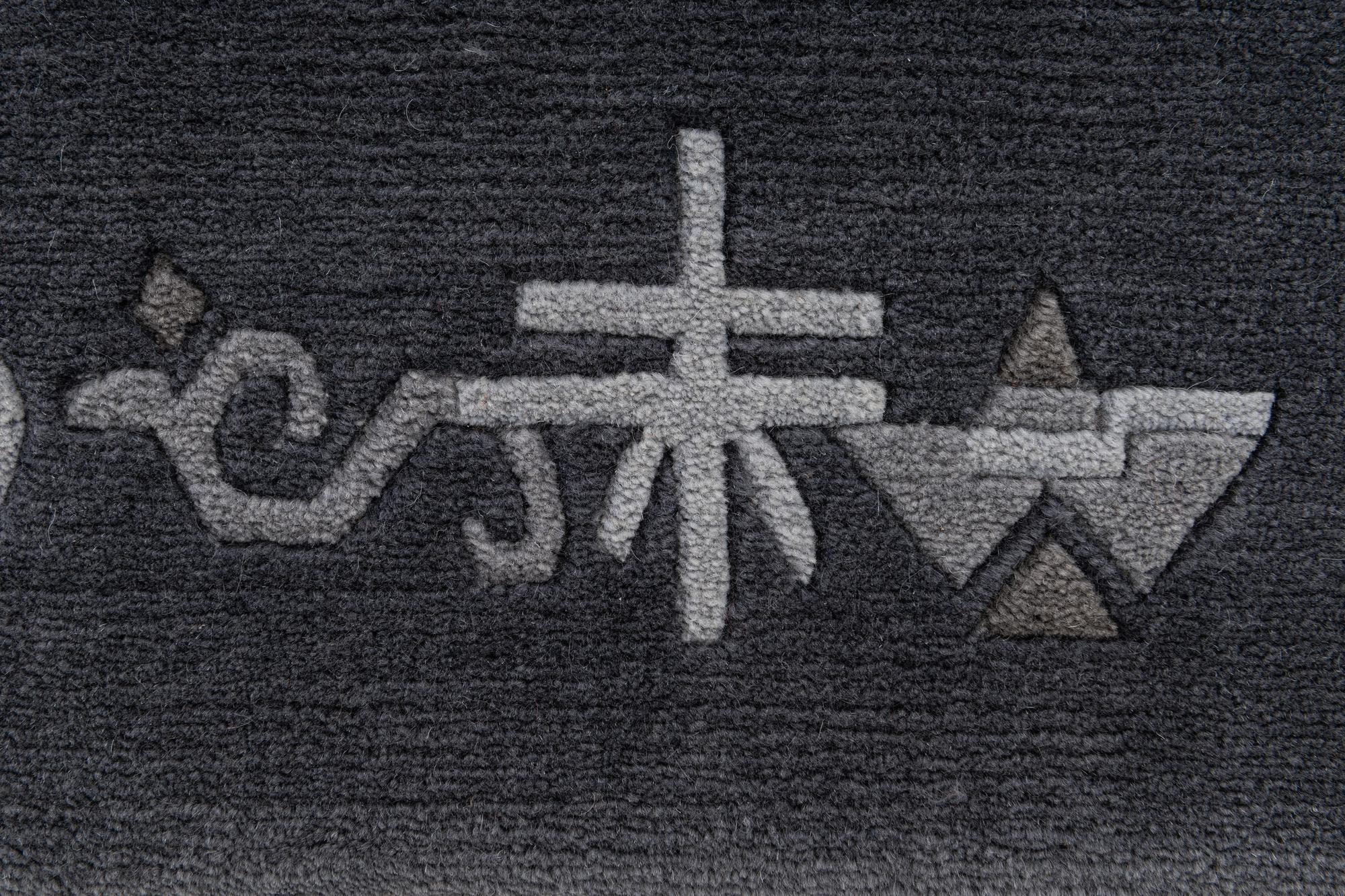 5' 8 x 8' 1 Hand Knotted Tibet Wool Rug