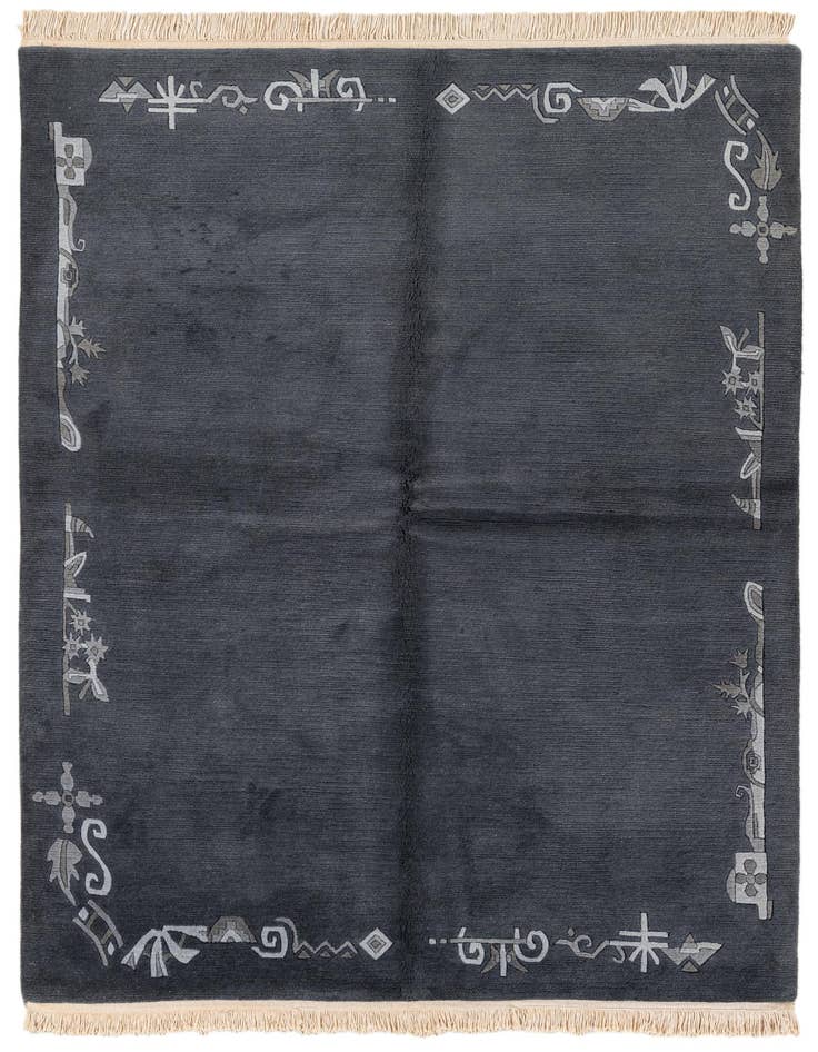 Detail image of 5' 8 x 8' 1 Hand Knotted Tibet Wool Rug