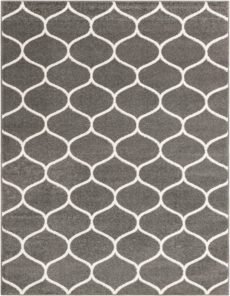 Detail image of 5' 3 x 8' Trellis Frieze Rug