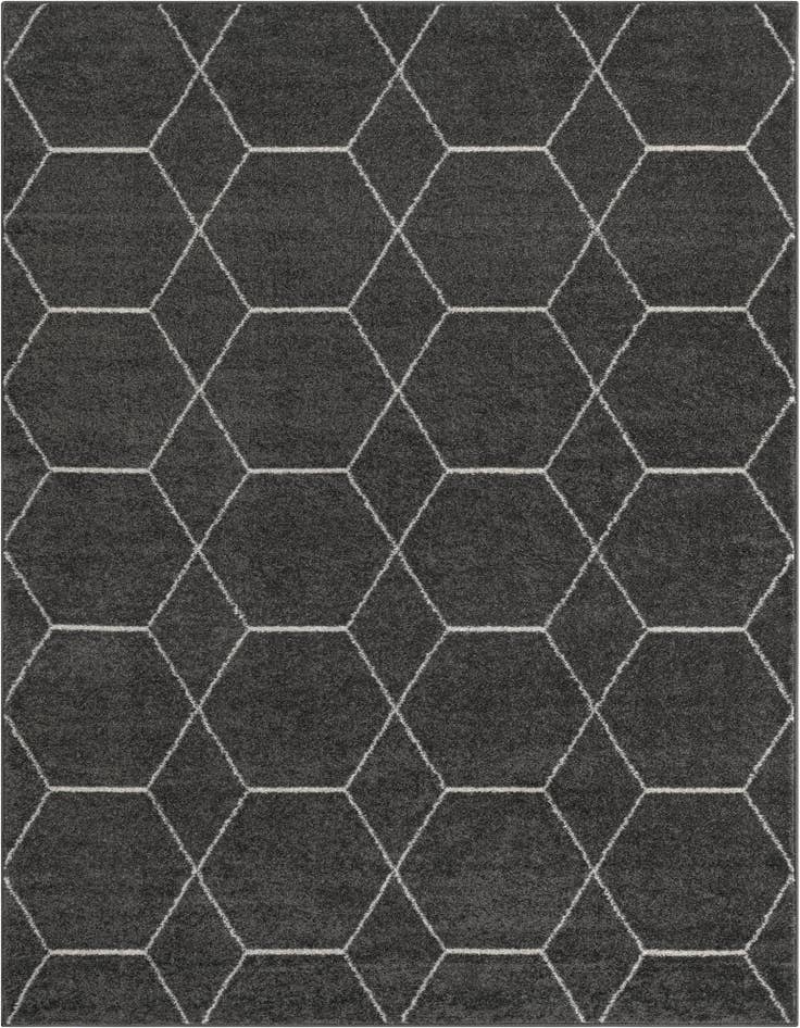 Detail image of 7' 10 x 10' Trellis Frieze Rug