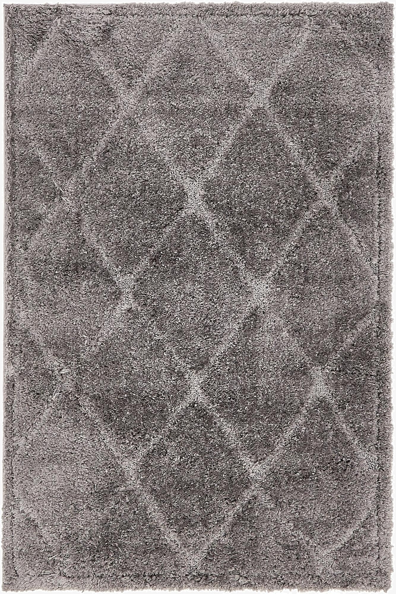 4' x 6' Trellis Shag Rug