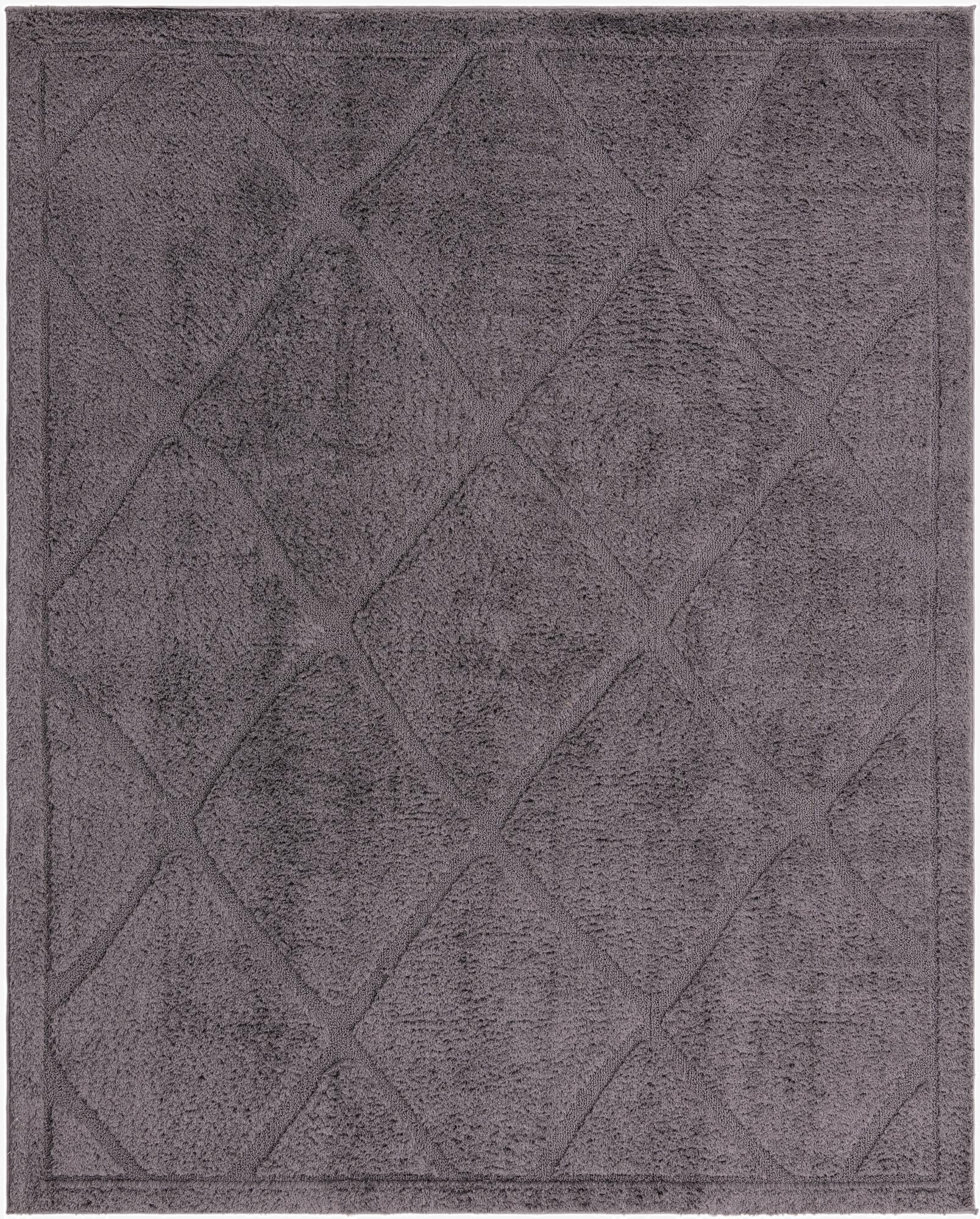 8' x 10' Trellis Shag Rug