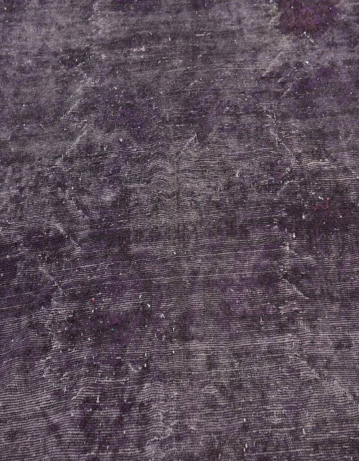 Detail image of 6' 4 x 9'  Hand Knotted Ultra Vintage Persian Wool Rug