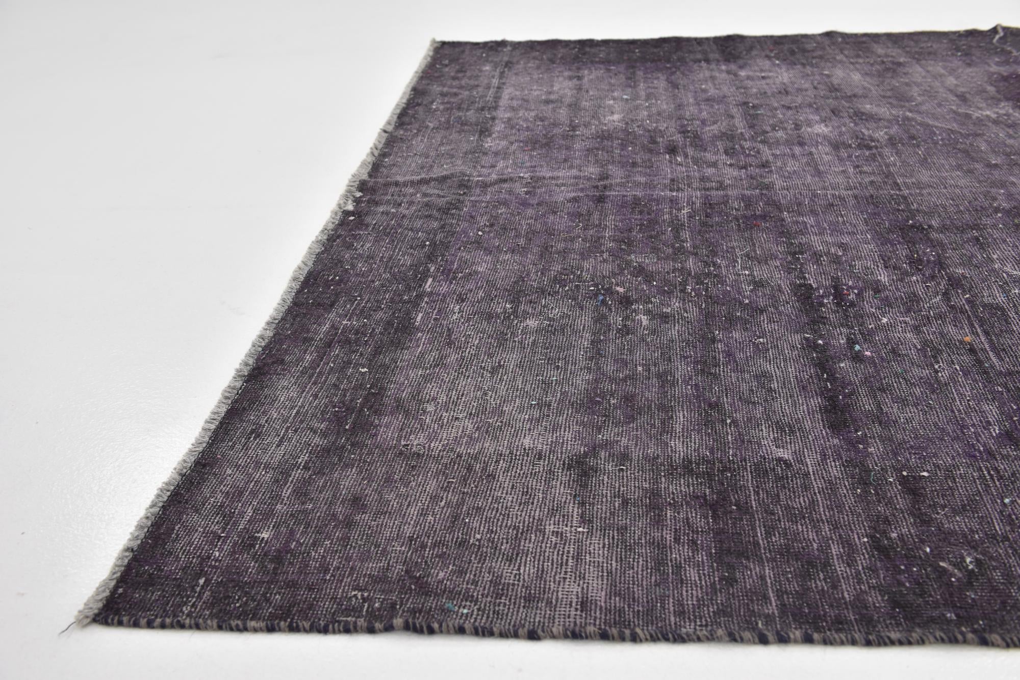 6' 4 x 9' Hand Knotted Ultra Vintage Persian Wool Rug